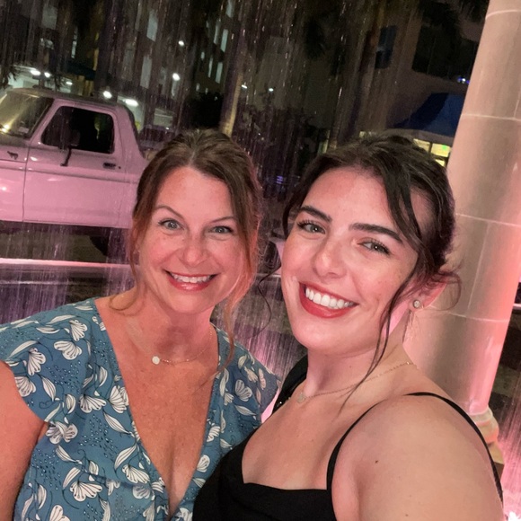 Max Studio Blue Ruffled Wrap Sundress - Picture 4 of 4